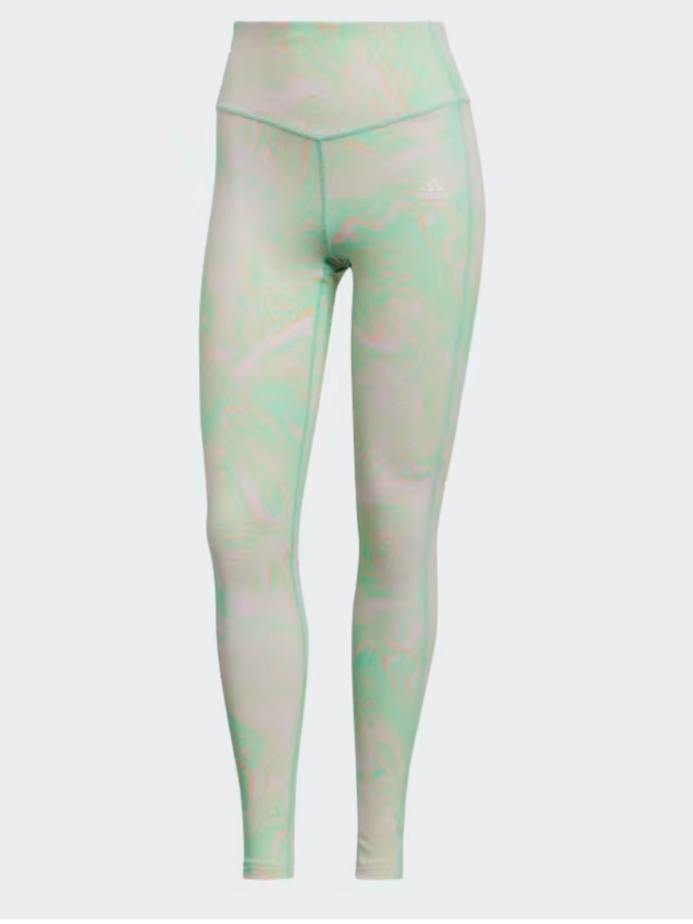 Adidas Light Mint Marble High-Waist Leggings